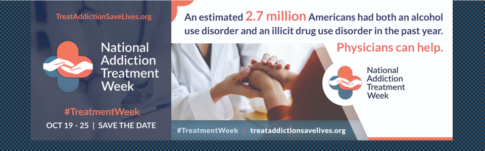National Addiction Treatment Week banner